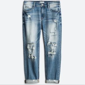 STUDIO BLUE Promise Distressed Skinny Jeans